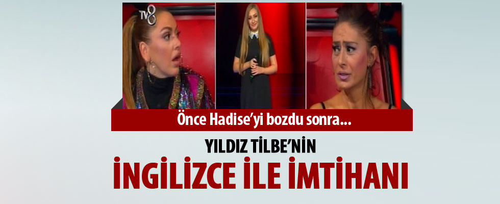 O Ses Türkiye'de Yıldız Tilbe'nin İngilizce ile imtihanı
