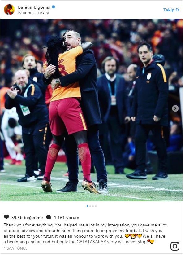 Gomis’ten Igor Tudor paylaşımı