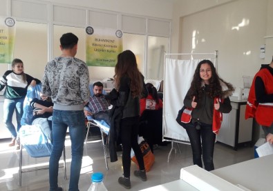 Buharkent MYO'da Kan Bağışı Kampanyası