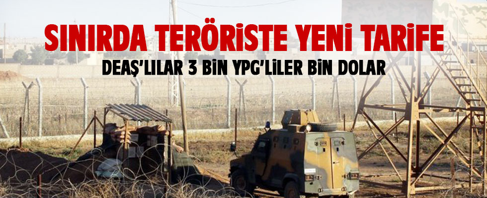DEAŞ’lı teröristler kaçakçılara 3 bin YPG'liler bin dolar ödeme yapıyor!