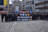 ÖĞRETMENE ŞİDDET - Fatsa'da Sendikalardan Öğretmen Cinayetine Protesto