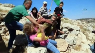 İsrail askerine meydan okuyan Filistinli kız gözaltında