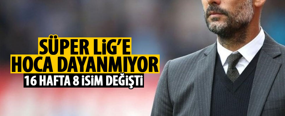 Süper Lig'de 8 teknik direktör değişti