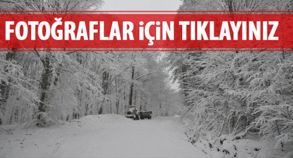 Trakya'da kar yağışı etkili oluyor