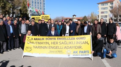 Aksaray'da Engelliler Yürüdü