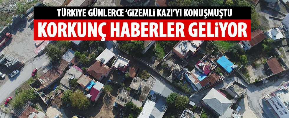 Gizemli kazının yapıldığı mahallede 'çökme' korkusu