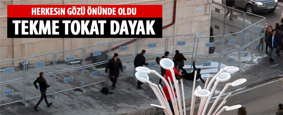 Lise öğrencisini tekme tokat dövdüler