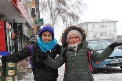 Ardahan'da Kar Yağışı Başladı