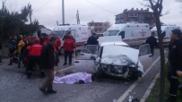 Balıkesir'de Trafik Kazası Açıklaması 2 Ölü, 4 Yaralı