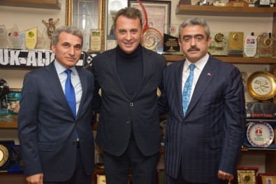 Beşiktaş Başkanı Fikret Orman, Başkan Alıcık'ı Ziyaret Etti