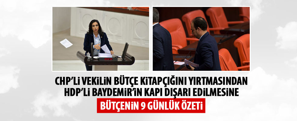 Bütçe görüşmelerinin 9 günlük özeti