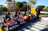 TRAFİK EĞİTİM PARKI - Kepez'de Öğrencilere Trafik Eğitimi