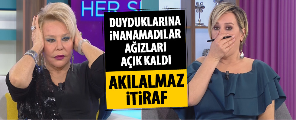 Dinleyenlerin ağzını açık bırakan itiraf