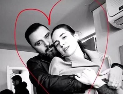 Alişan sette üşüyen sevgilisi Buse Varol'u sarılarak ısıttı