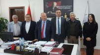 MESUT ÖZAKCAN - Aydın Ticaret Borsası'ndan Efeler Belediye Başkanı Mesut Özakcan'a Ziyaret