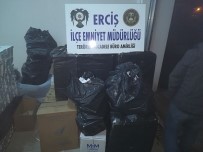 Erciş'te 12 Bin Paket Kaçak Sigara Ele Geçirildi