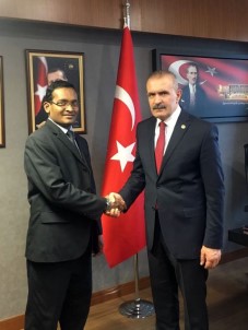 Arakan Ulusal Demokratik Partisi Başkanı Myint, TBMM'de