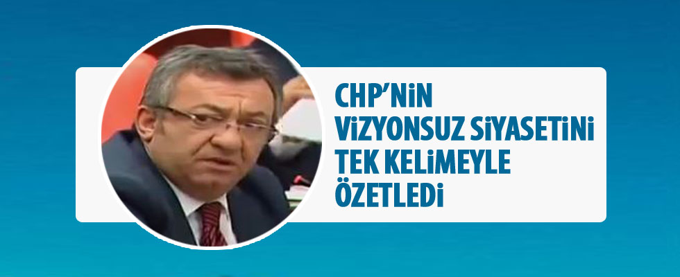 CHP'li Engin Altay partisinin siyasetini itiraf etti