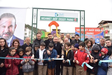 İzmit'te Mehmet Akif Ersoy Parkı Açıldı