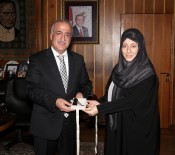 Rektör Çomaklı, Mukaddes Emanetler Sergi Açılışına Katıldı