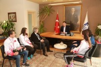 AVRUPA ŞAMPİYONU - Şampiyon Sporculardan Başkan Kocadon'a Ziyaret