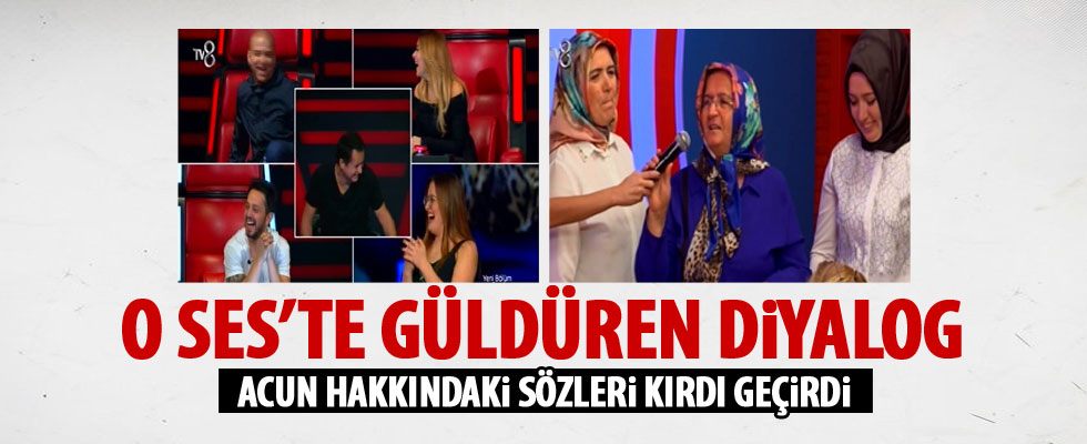 O Ses Türkiye'de güldüren diyalog