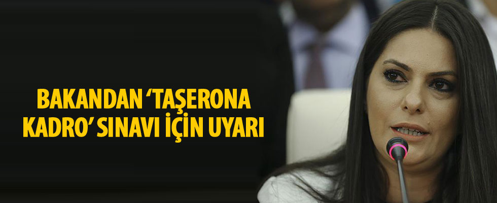 Çalışma Bakanı'ndan taşerona kadro açıklaması