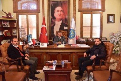Bilecikspor Kulübü Başkanı Dilek'ten Başkan Yağcı'ya Ziyaret
