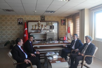 MHP Erzurum Milletvekili Kamil Aydın, ASP İl Müdürlüğünü Ziyaret Etti