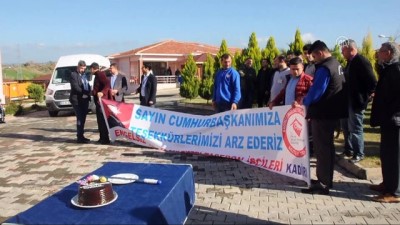 Osmaniye'de Taşeron İşçilerden Davullu Zurnalı Kutlama
