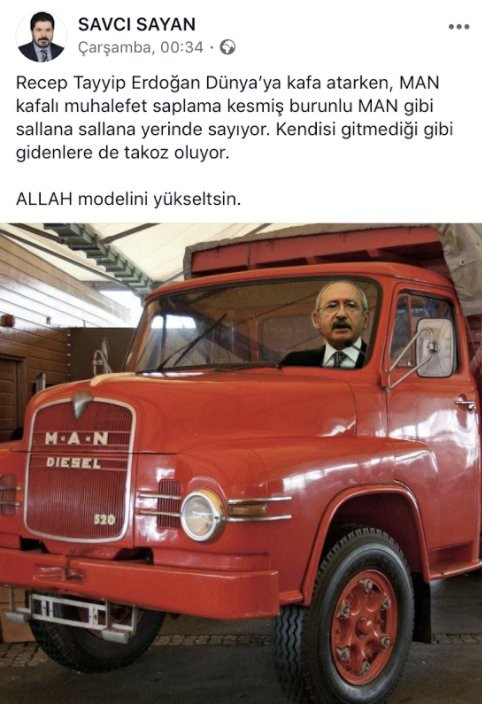 Sözcü'den yalan haber