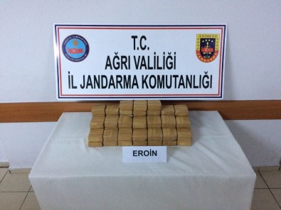 Ağrı'da 27 Kilogram Eroin Ele Geçirildi