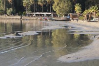 ZEMHERI - Akyaka'da Deniz Çekilmesi