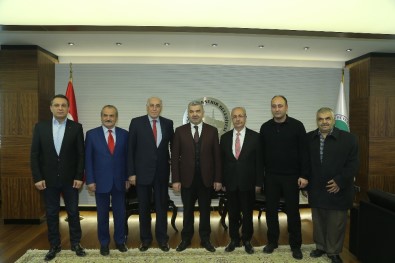 Alevi Vakıflar Federasyonu Başkan Çelik'i Ziyaret Etti