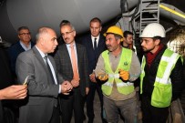 TURGUT DEVECIOĞLU - Vali Karahan Honaz Tünellerinde İncelemelerde Bulundu