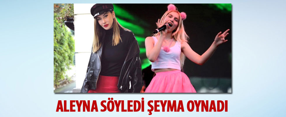 Aleyna Tilki söyledi, Şeyma Subaşı oynadı