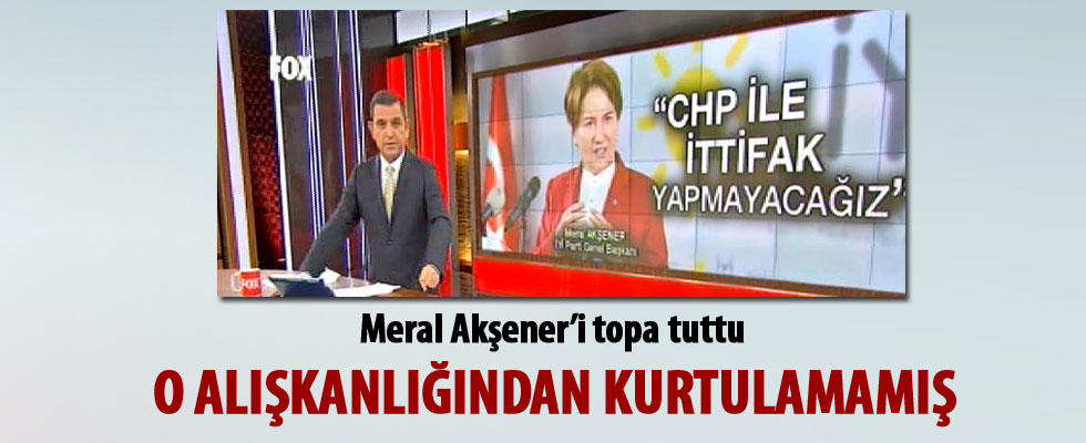 Fatih Portakal, Meral Akşener'i eleştirdi