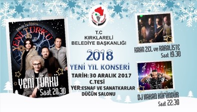 Kırklareli Belediyesi'nden Yeni Yıla Özel Konser
