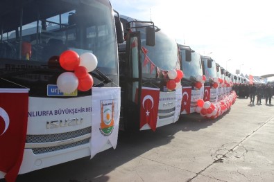 Siverek'te Yeni Toplu Taşıma Araçları Hizmete Başladı