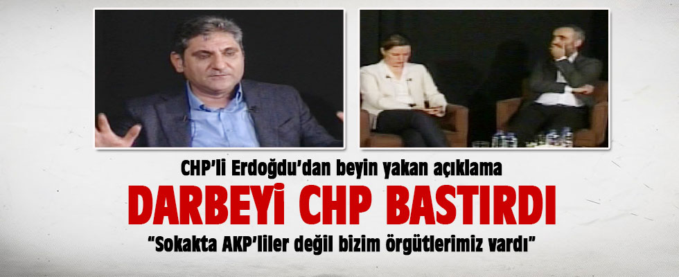 CHP'li Aykut Erdoğdu'dan beyin yakan açıklama
