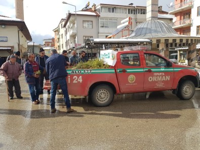 Şarkikaraağaç'ta 'Ağaç Kesme, Fidan Dik' Kampanyası