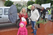 KEÇIBOYNUZU - 'Yılbaşında Ağaç Kesme, Fidan Dik' Kampanyasında 2 Bin Adet Ücretsiz Fidan Dağıtıldı