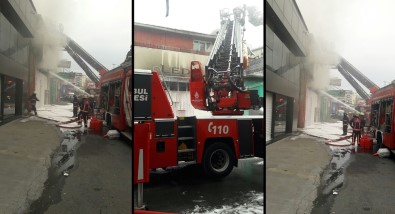 Zeytinburnu Demirciler Sanayi Sitesi'nde Yangın