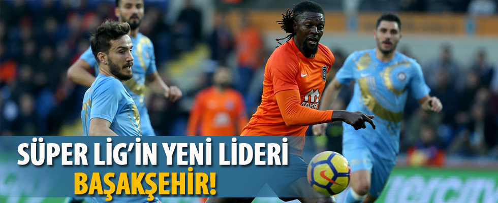 Süper Lig’in yeni lideri Başakşehir
