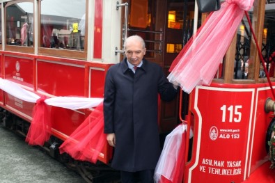 Beyoğlu'nun Simgesi Nostaljik Tramvay Seferlere Başladı