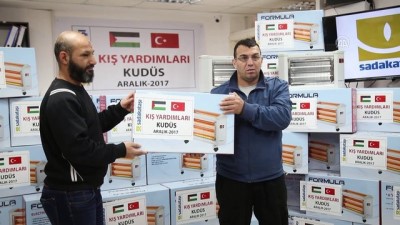 Sadakataşı'ndan Kudüs'te Kış Yardımı