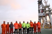 MARSHALL ADALARI - Bakan Berat Albayrak, Türkiye'nin İlk Sondaj Gemisini İnceledi