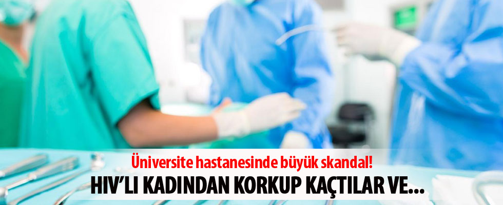 HIV'li kadının doğum operasyonun arkasından skandal çıktı