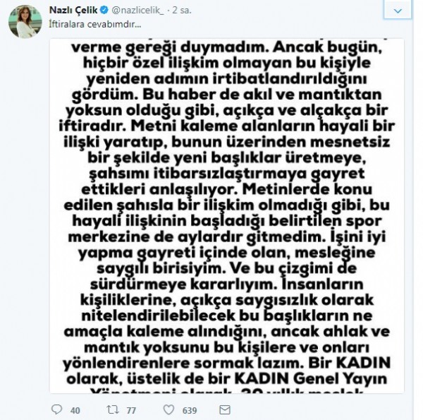 Nazlı Çelik isyan etti