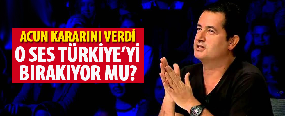 Acun Ilıcalı'dan çok önemli karar!
